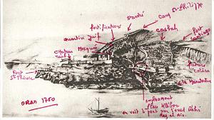 BAIE D ORAN VERS 1750